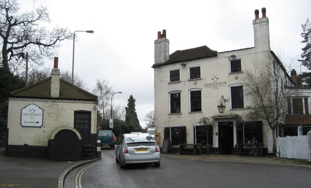 The Spaniards Inn pub garden